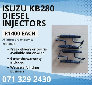 Isuzu Kb280 Injectors For Sale With Warranty Included