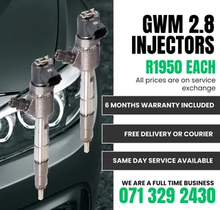 Gwm 2.8 Injectors For Sale With Warranty Included