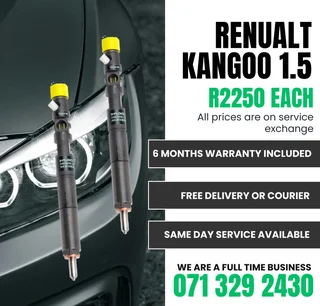 Renualt Kangoo 1.5 Injectors For Sale With Warranty Included