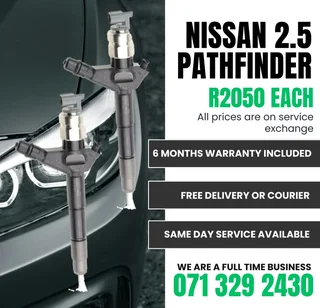 Nissan Pathfinder 2.5 Injectors For Sale With Warranty Included