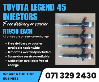 Toyota Legend 45 Injectors For Sale With Warranty