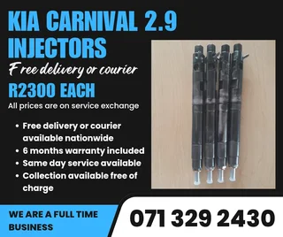 Kia Carnival 2.9 Injectors For Sale With Warranty