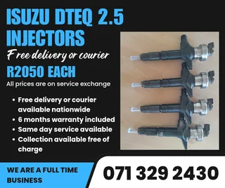 Isuzu Dteq 2.5 Injectors For Sale With Warranty