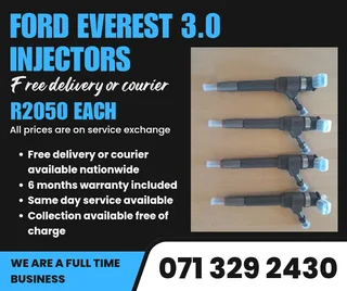 Ford Everest 3.0 Injectors For Sale With Warranty