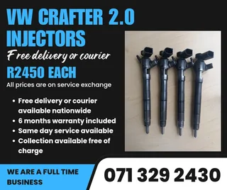 Vw Crafter 2.0 Injectors For Sale With Warranty Included