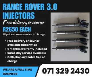 Range Rover 3.0 Injectors For Sale With Warranty