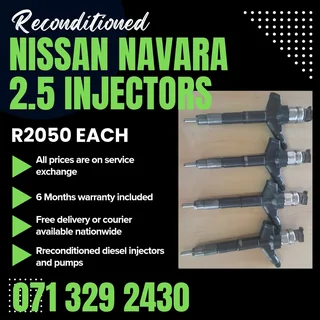 Nissan Navara 2.5 Injectors For Sale With Warranty Included