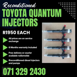 Toyota Quantum 2.5 Injectors For Sale With Warranty