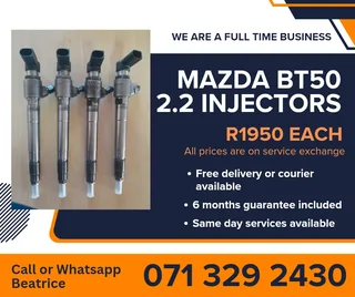 Mazda Bt50 2.2 Injectors For Sale With Warranty