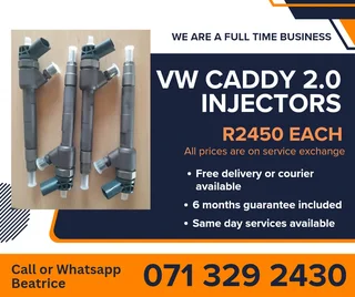 Vw Caddy 2.0 Injectors For Sale With Warranty