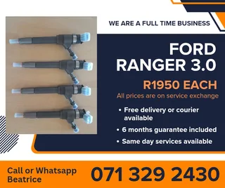 Ford Ranger 3.0 Injectors For Sale With Warranty