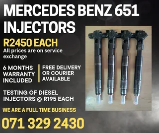 Mercedes Benz Vito 651 Injectors For Sale With Warranty
