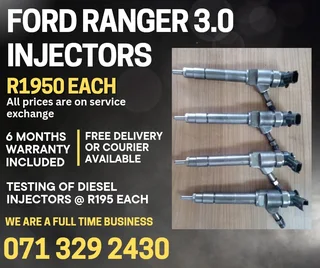 Ford Ranger 3.0 Injectors For Sale With Warranty