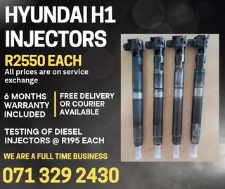 Hyundai H1 Injectors For Sale With Warranty Included