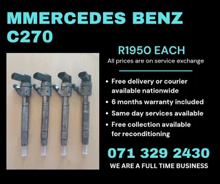 Mercedes Benz C270 Injectors For Sale With Warranty Included