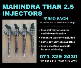 Mahindra Thar 2.5 Injectors For Sale With Warranty