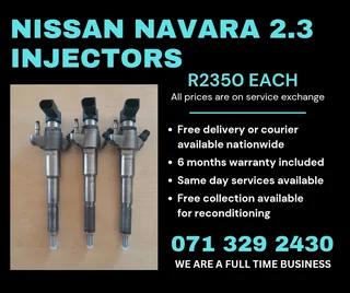 Nissan Navara 2.3 Injectors For Sale With Warranty