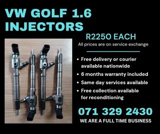 Vw Golf 1.6 Injectors For Sale With Warranty