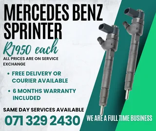 Mercedes Benz Sprinter Injectors For Sale With Warranty