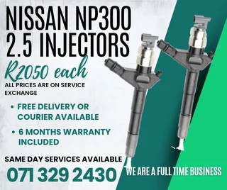 Nissan Np300 2.5 Injectors For Sale With Warranty