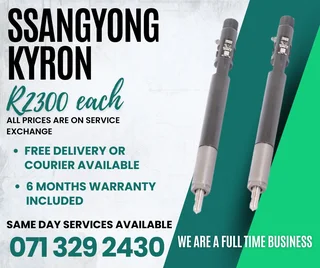 Ssangyong Kyron Injectors For Sale With Warranty Included