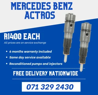 Mercedes Benz Actros Injectors For Sale With Warranty Included