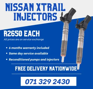 Nissan Xtrail 2.0 Injectors For Sale With Warranty