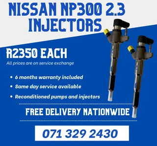 Nissan Np300 2.3 Injectors For Sale With Warranty