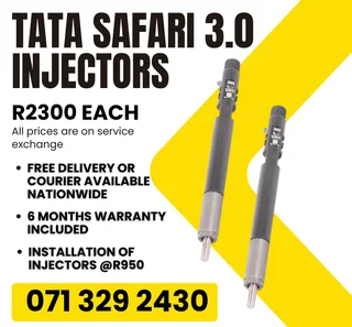 Tata Safari 3.0 Injectors For Sale With Warranty