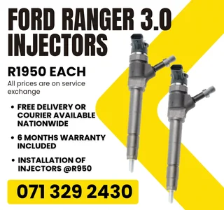 Ford Ranger 3.0 Injectors For Sale With Warranty