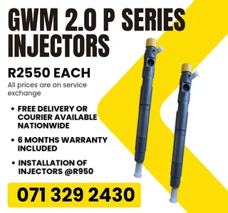 Gwm 2.0 P Series Injectors For Sale With Warranty