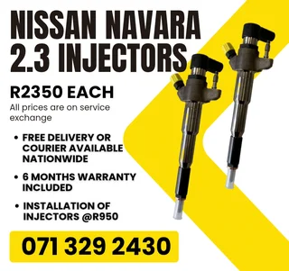 Nissan Navara 2.3 Injectors For Sale With Warranty