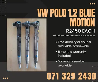 Vw Polo Blue Motion 1.2 Injectors For Sale With Warranty