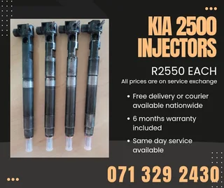Kia 2500 Injectors For Sale With Warranty Included