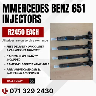 Mercedes Benz Sprinter 651 Injectors For Sale With Warranty