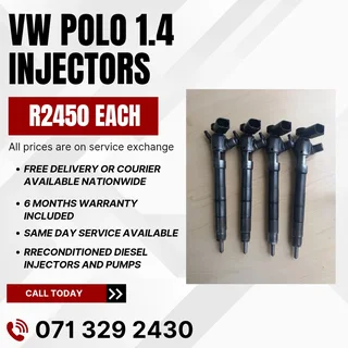 Vw Polo 1.4 Injectors For Sale With Warranty