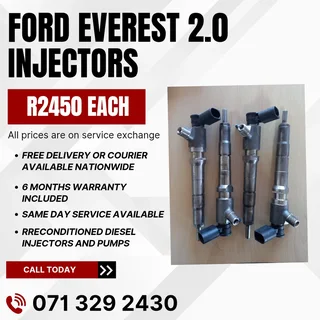 Ford Everest 2.0 Injectors For Sale With Warranty