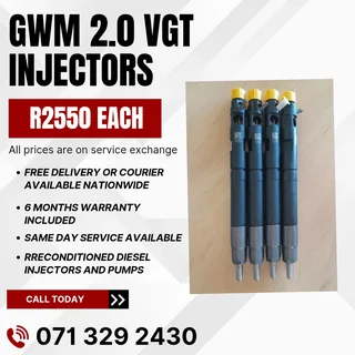 Gwm 2.0 Vgt Injectors For Sale With Warranty