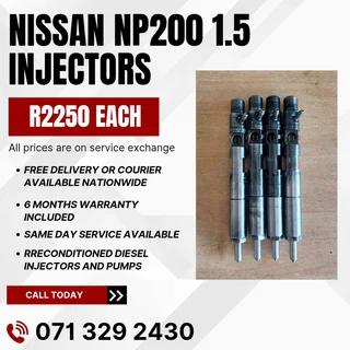 Nissan Np200 1.5 Injectors For Sale With Warranty Included