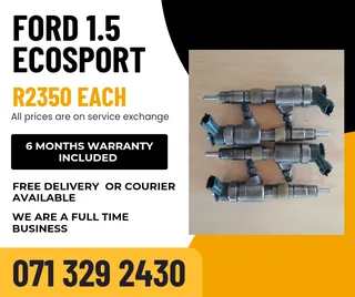 Ford Ecosport 1.5 Injectors For Sale With Warranty