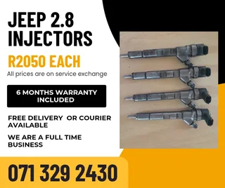 Jeep 2.8 Injectors For Sale With Warranty