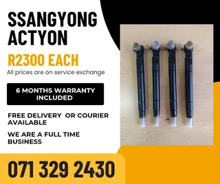 Ssangyong Actyon 2.0 Injectors For Sale With Warranty