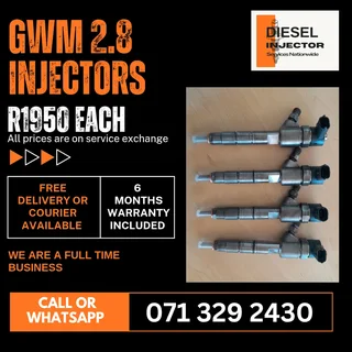 Gwm 2.8 Injectors For Sale With Warranty