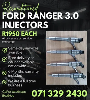 Ford Ranger 3.0 Injectors For Sale With Warranty