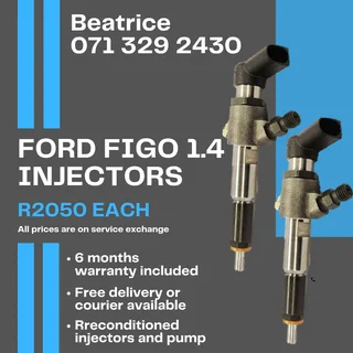 Ford Figo 1.4 Injectors For Sale With Warranty
