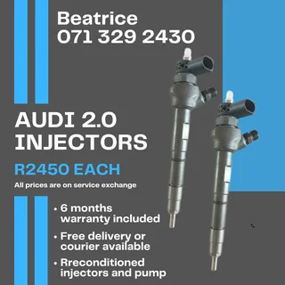 Audi 2.0 Injectors For Sale With Warranty Included