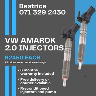 Vw Amarok 2.0 Injectors For Sale With Warranty