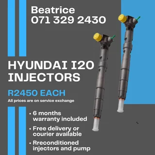 Hyundai I20 Injectors For Sale With Warranty Included
