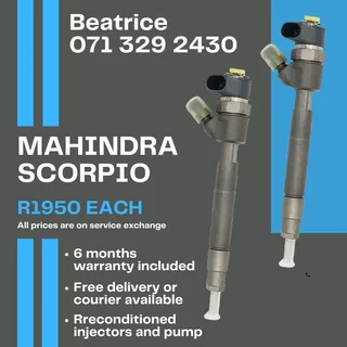 Mahindra Scorpio Injectors For Sale With Warranty Included