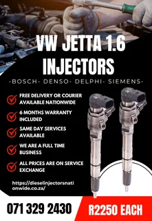 Vw Jetta 1.6 Injectors For Sale With Warranty